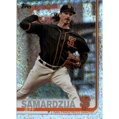 2019 Topps Factory Set Sparkle Foil #574 Jeff Samardzija