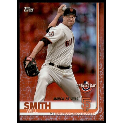 2019 Topps Opening Day Red Foil #163 Will Smith