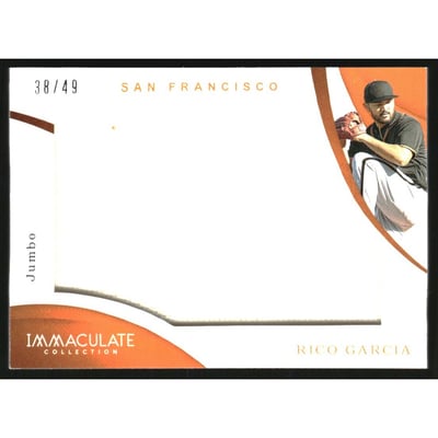 2020 Immaculate Collection Jumbo #37 Rico Garcia/49