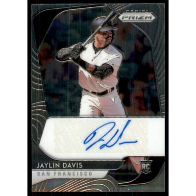 2020 Panini Prizm Rookie Autographs #20 Jaylin Davis
