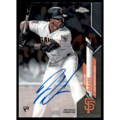 2020 Topps Chrome Rookie Autographs #RAJDA Jaylin Davis
