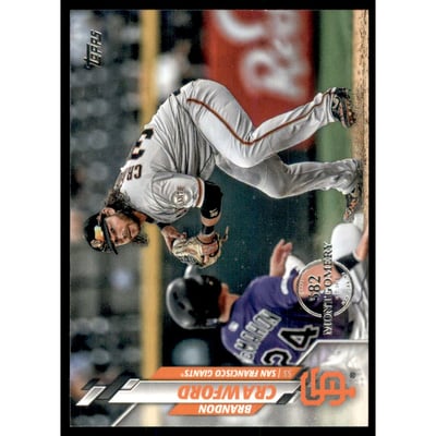 2020 Topps Factory Set 582 Montgomery Club #236 Brandon Crawford