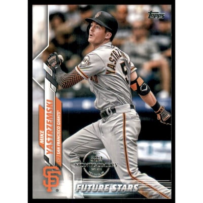 2020 Topps Factory Set 582 Montgomery Club #297 Mike Yastrzemski FS
