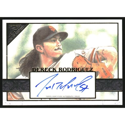 2020 Topps Gallery Autographs #20 Dereck Rodriguez