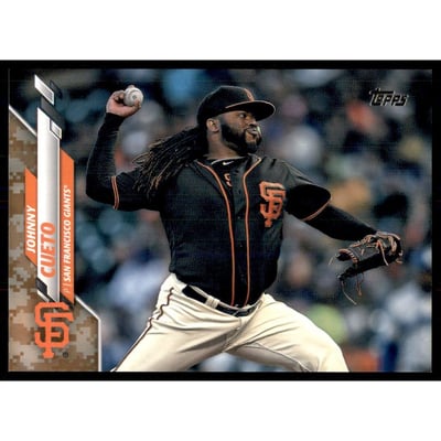 2020 Topps Memorial Day Camo #185 Johnny Cueto