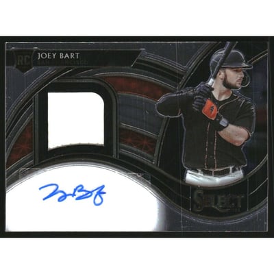 2021 Select Rookie Jersey Autographs #27 Joey Bart