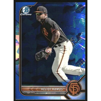 2022 Bowman Chrome Sapphire Prospects #BCP35 Heliot Ramos