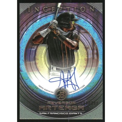 2022 Bowman Inception Autographs #PAAA Aeverson Arteaga/200
