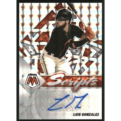 2022 Panini Mosaic Scripts #64 Luis Gonzalez