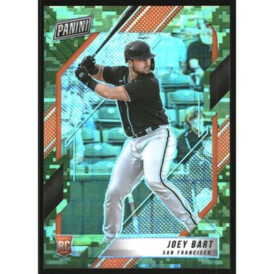 2022 Panini National Convention VIP Rookies Camo Green #RC23 Joey Bart