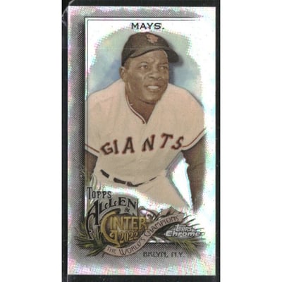 2022 Topps Allen and Ginter Chrome Mini #64 Willie Mays