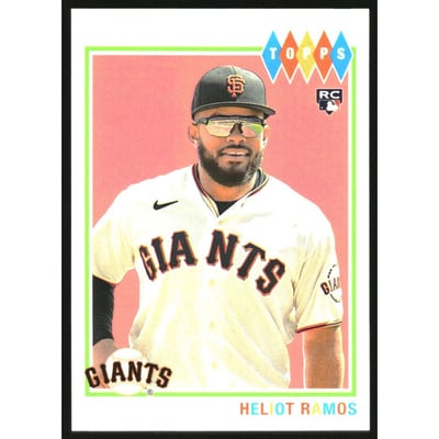 2022 Topps Brooklyn Collection #15 Heliot Ramos RC