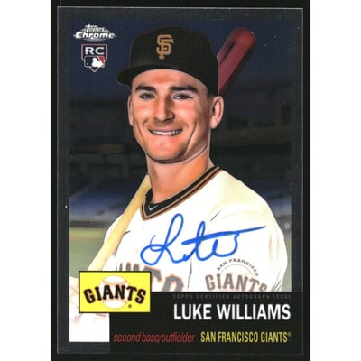 2022 Topps Chrome Platinum Anniversary Autographs #CPALWI Luke Williams