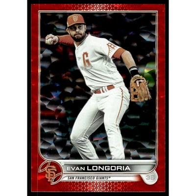 2022 Topps Orange Foilboard #617 Evan Longoria