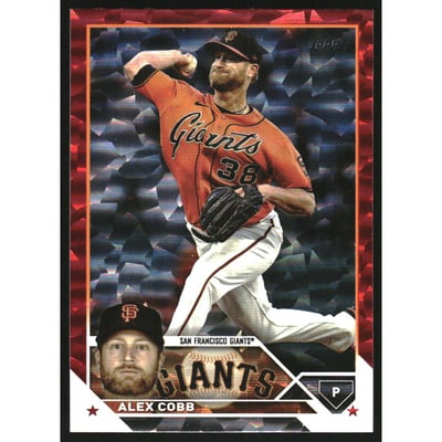 2023 Topps Red Foil #108 Alex Cobb