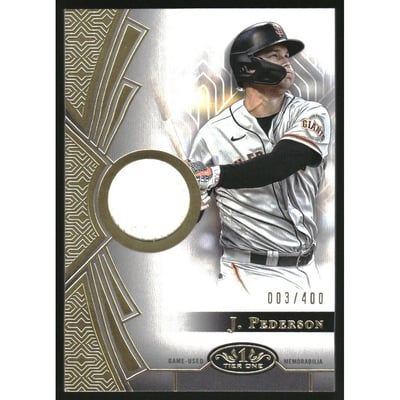 2023 Topps Tier One Relics #T1RJPE Joc Pederson/400