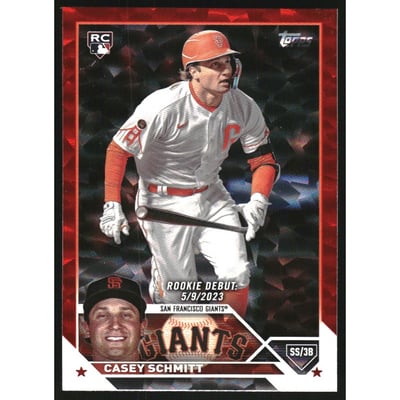2023 Topps Update Red Foilboard #US198 Casey Schmitt