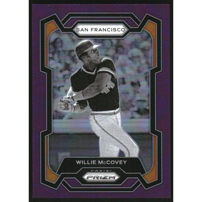 2024 Panini Prizm Prizms Purple #248 Willie McCovey