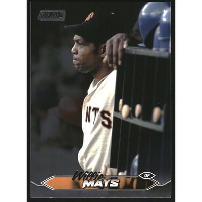 2024 Stadium Club Black Foil #248 Willie Mays