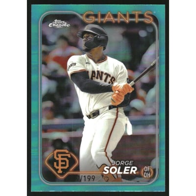 2024 Topps Chrome Aqua Refractors #223 Jorge Soler