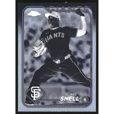 2024 Topps Chrome Negative Refractors #218 Blake Snell