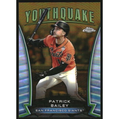 2024 Topps Chrome Youthquake Gold Refractors #YQ50 Patrick Bailey
