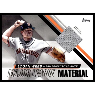 2024 Topps Major League Material #MLMLW Logan Webb