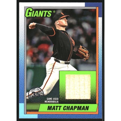 2025 Topps '90 Topps Relics #T90RMC Matt Chapman