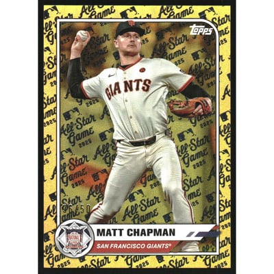 2025 Topps All-Star Game Gold Foil #29 Matt Chapman