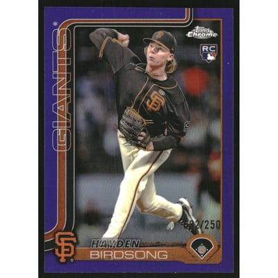 2025 Topps Chrome Purple Refractors #138 Hayden Birdsong