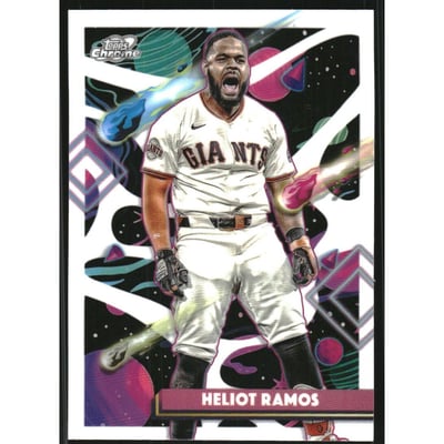 2025 Topps Cosmic Chrome White Hole Refractors #41 Heliot Ramos
