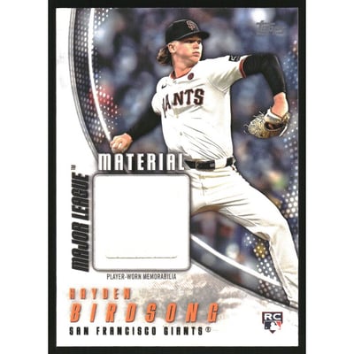 2025 Topps Major League Materials #MLMHB Hayden Birdsong