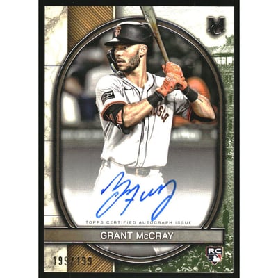 2025 Topps Museum Collection Archival Autographs #AAGM Grant McCray