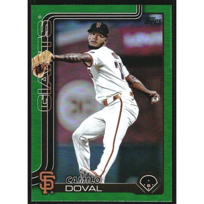 2025 Topps Update Green Rainbow Foil #US328 Camilo Doval
