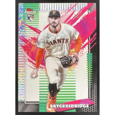 2026 Topps Finest Rare White Mini-Diamond Refractor #211 Bryce Eldridge RC /30