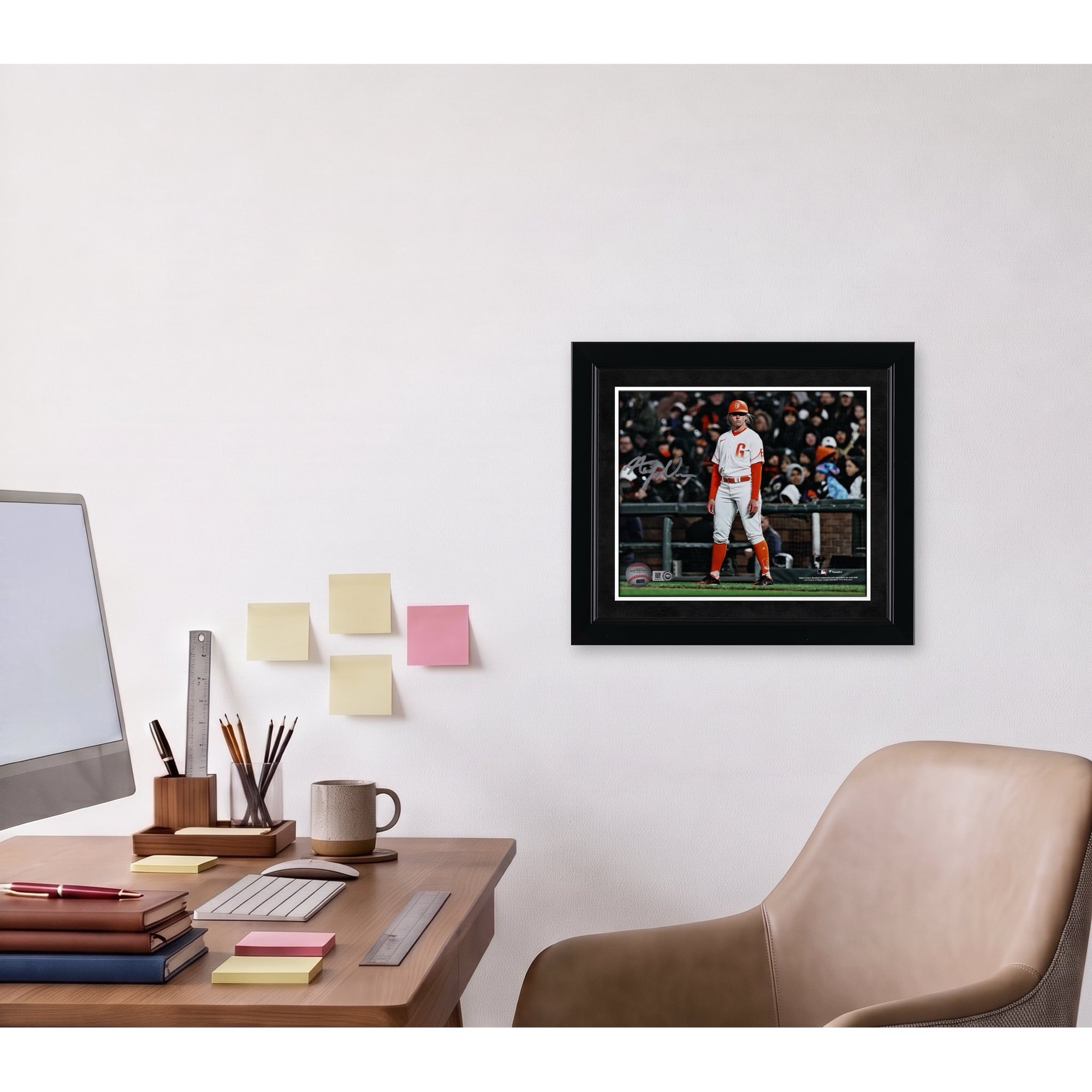 Photographie d'entraîneur autographiée par Alyssa Nakken des Giants de San Francisco 8" x 10"