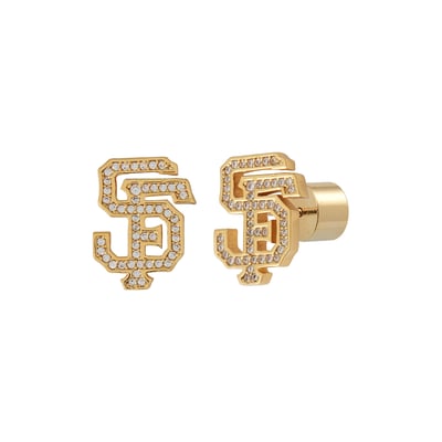 San Francisco Giants by Jill Martin Glam Day Post Back Earrings