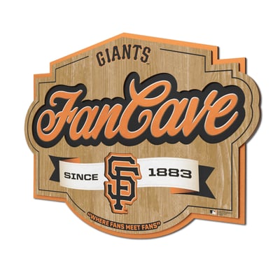 San Francisco Giants IDNA 12.5" x 17" Fan Cave Sign