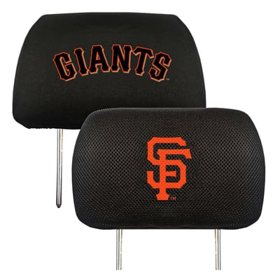 San Francisco Giants Logo Brands Car Head Rest Cover