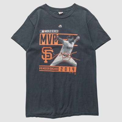 Madison Bumgarner Majestic 2014 T-shirt - Black - XS by Fanatics Real Vintage