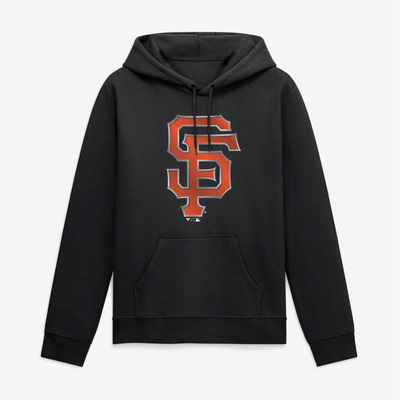 San Francisco Giants Big & Tall Metallic Mascot Hoodie - Black