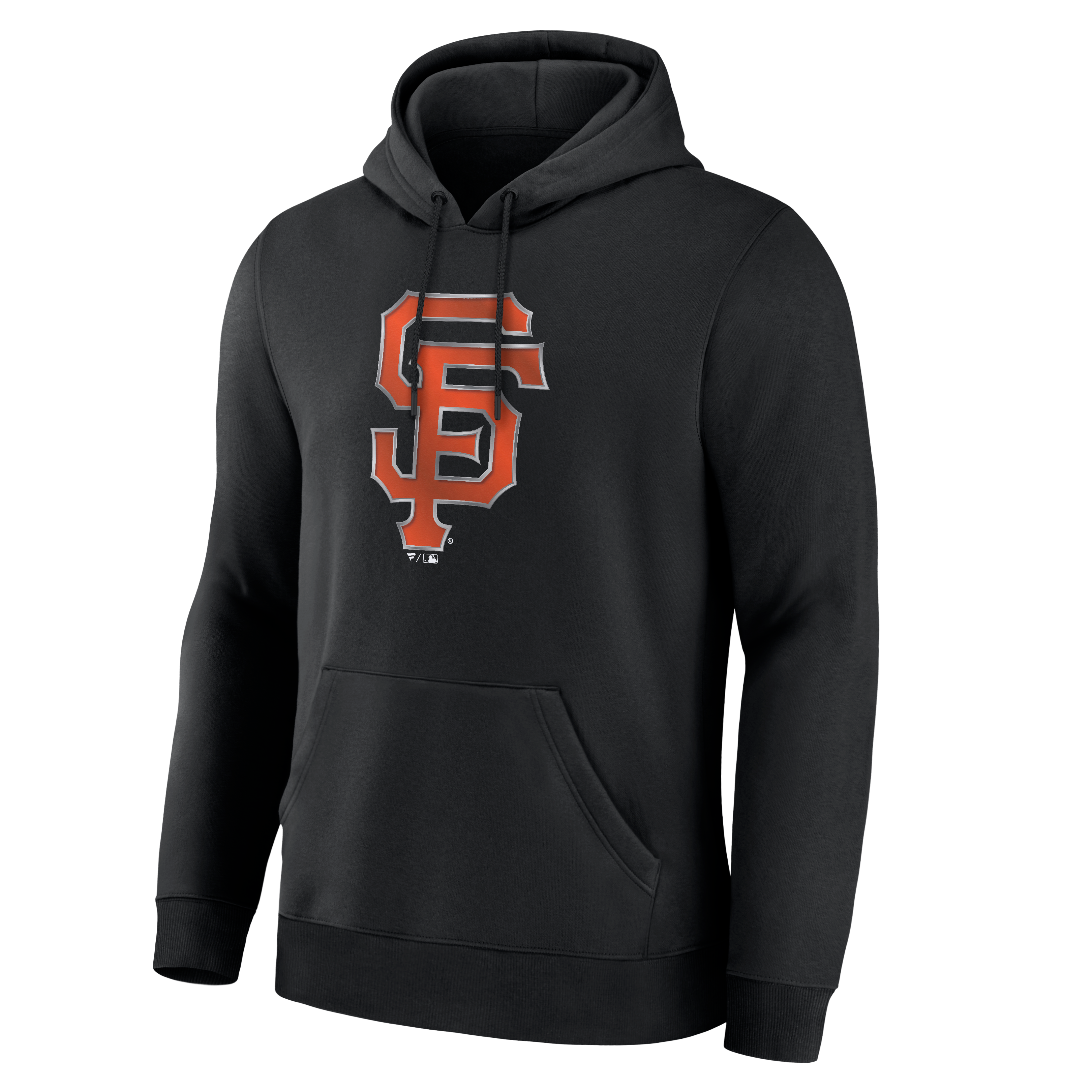 Sweat à capuche noir pour homme avec la mascotte métallique des Giants de San Francisco