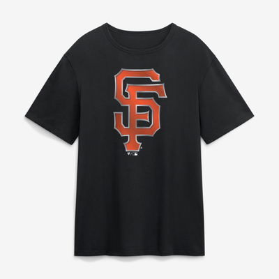 San Francisco Giants  Metallic Mascot T-Shirt - Black