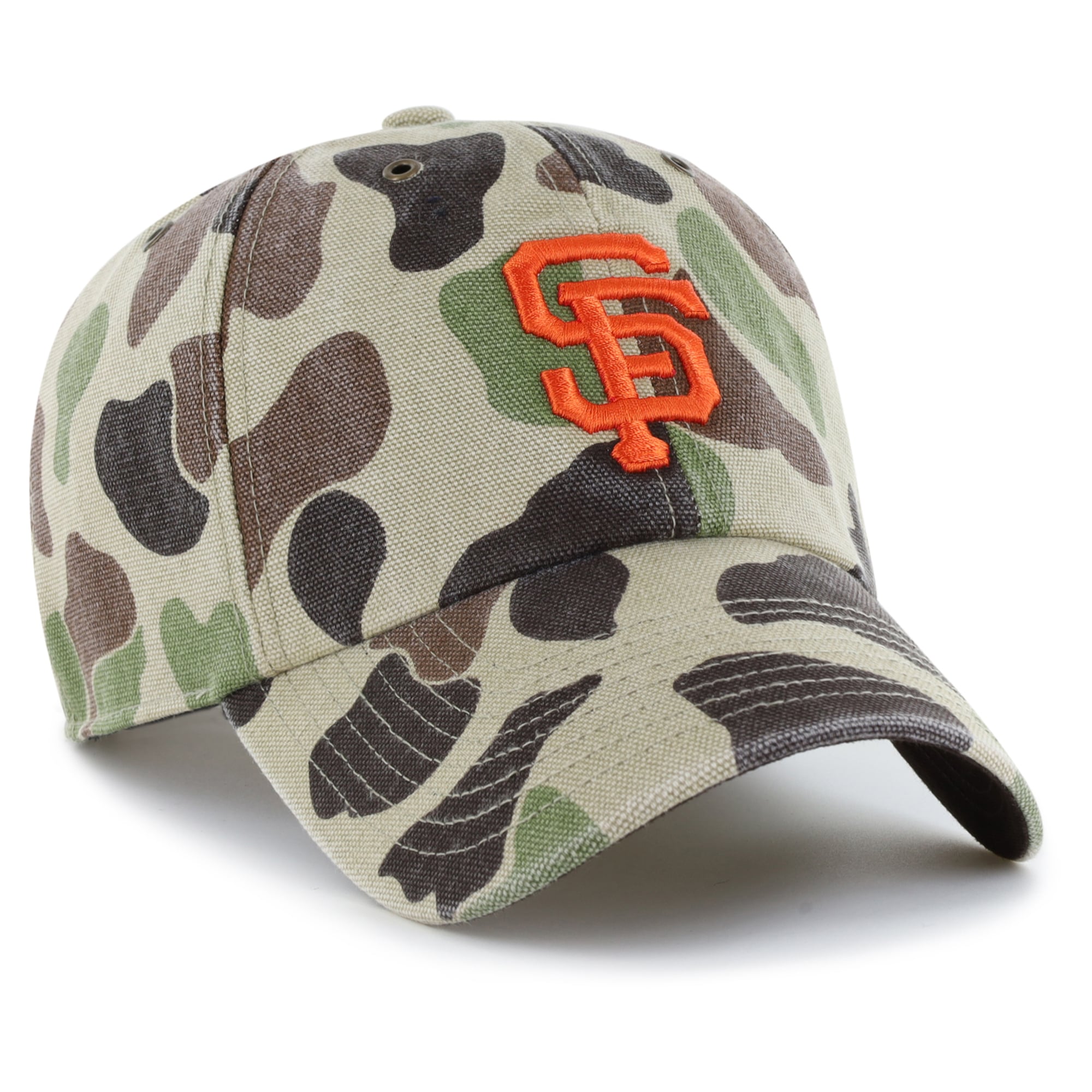 Casquette ajustable Carhartt x '47 Camo San Francisco Giants Duck Clean Up pour homme