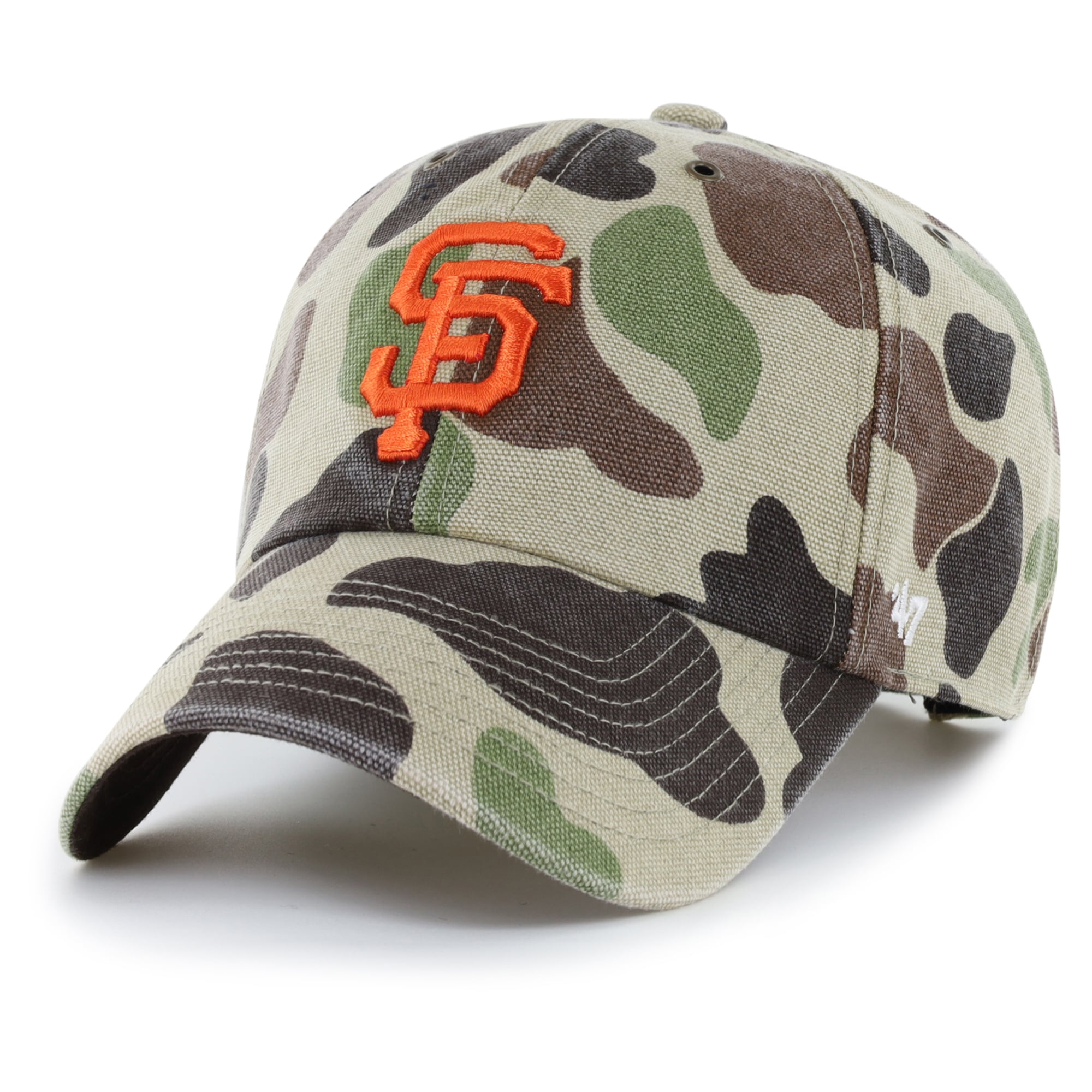 Casquette ajustable Carhartt x '47 Camo San Francisco Giants Duck Clean Up pour homme