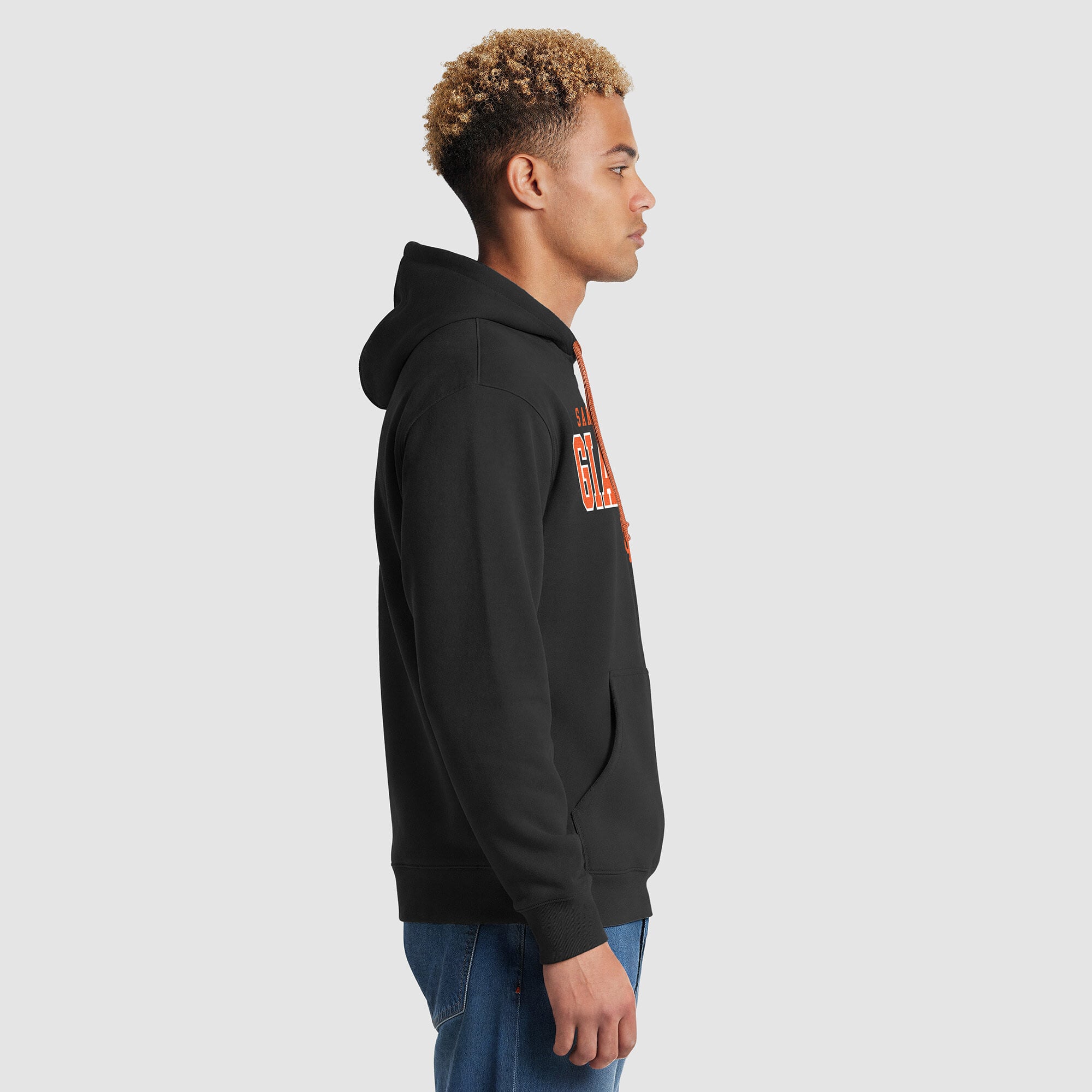 Sweat à capuche polaire noir Champion pour homme, aux couleurs des Giants de San Francisco