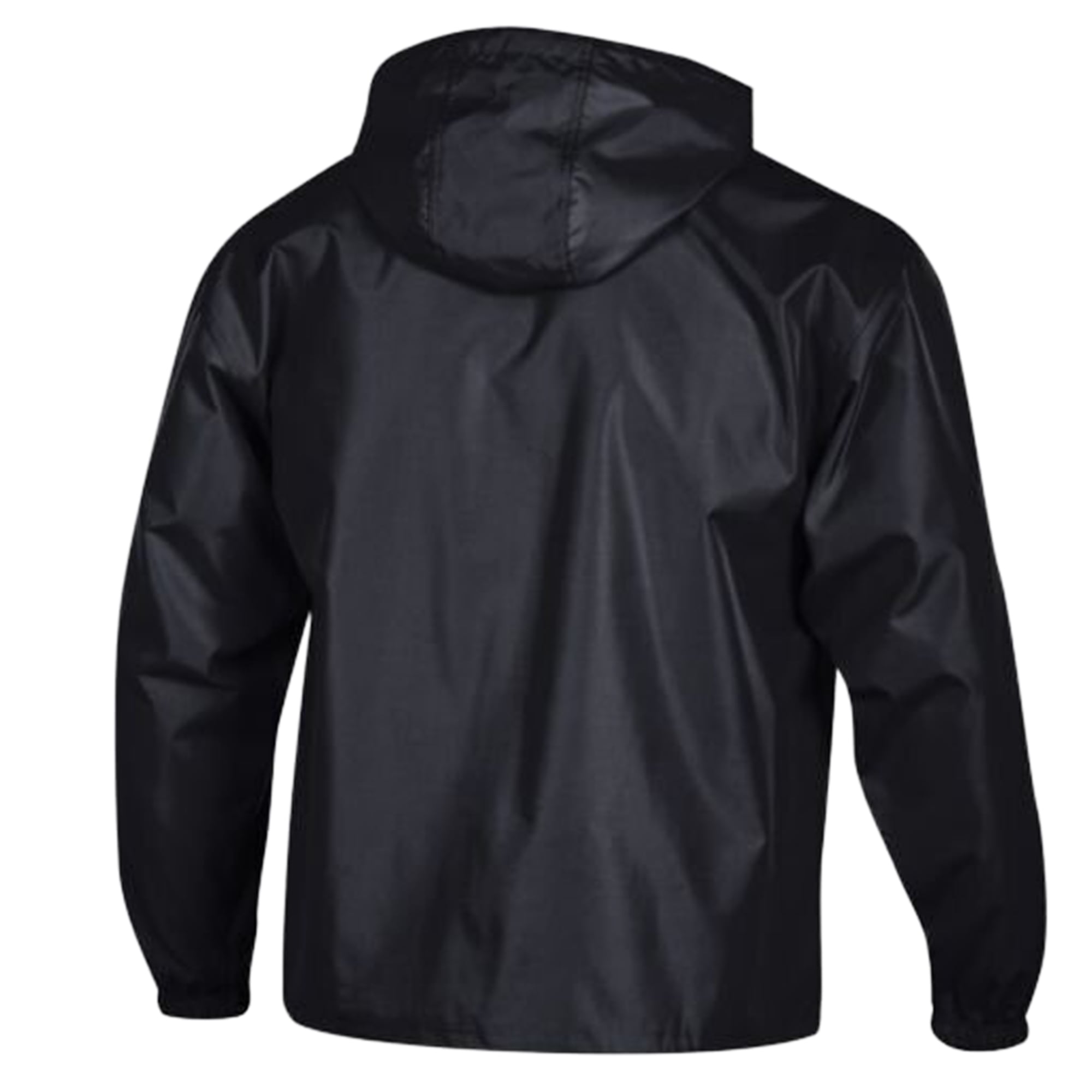Men's Champion Black San Francisco Giants Packable Windbreaker Half-Zip Jacket