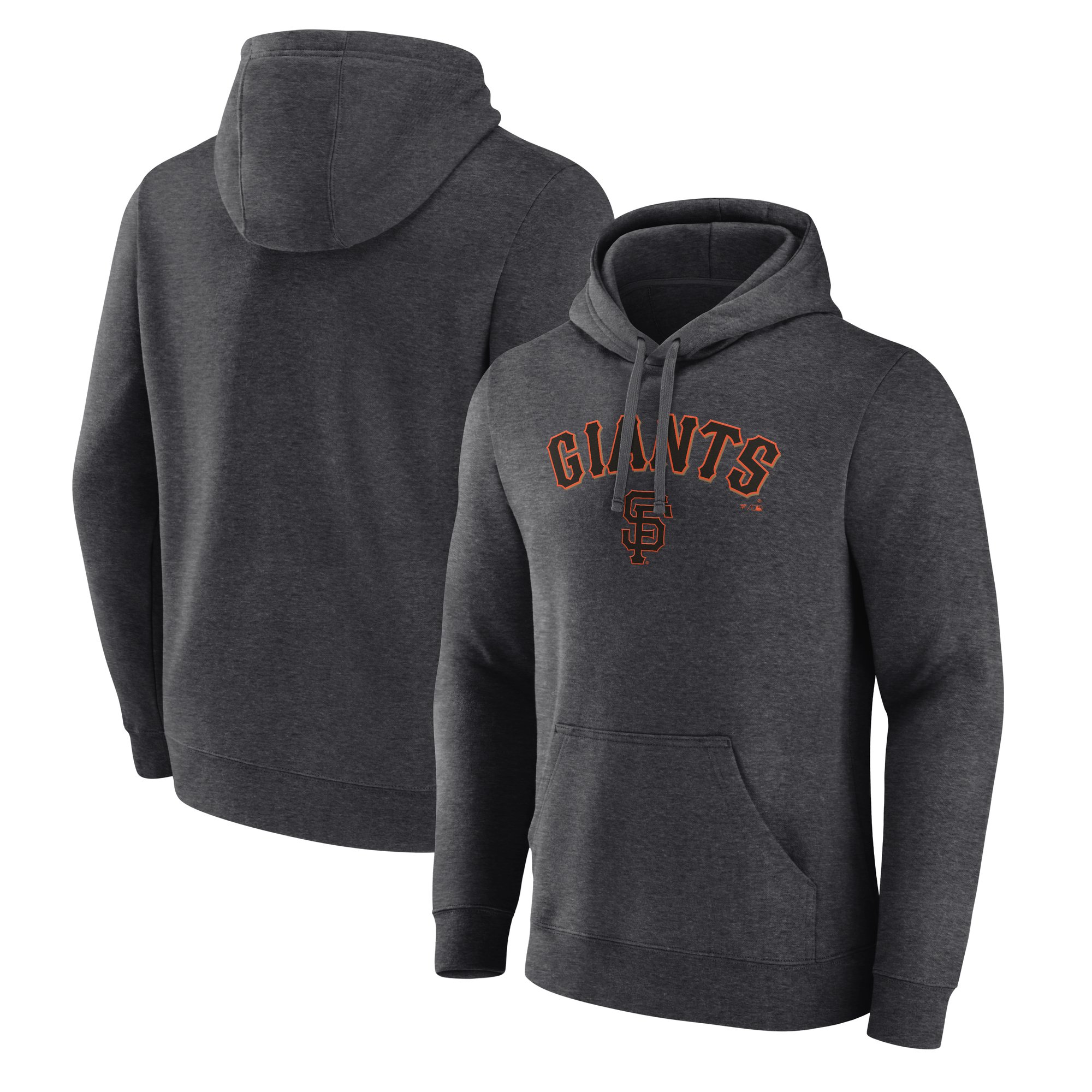 Sweat à capuche homme San Francisco Giants Team Lockup couleur anthracite