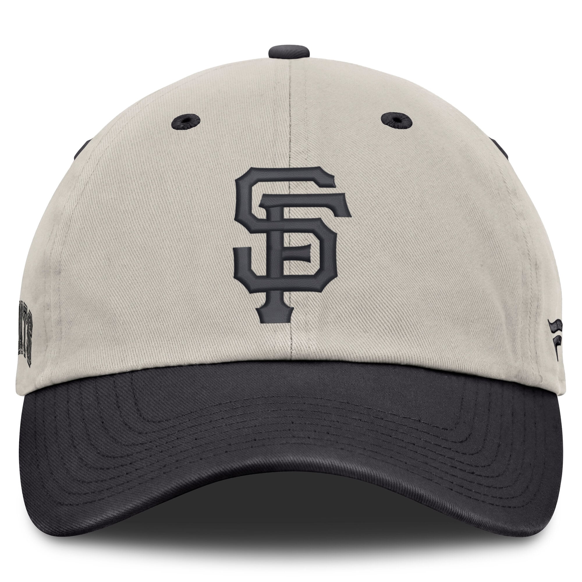 Casquette ajustable Fanatics beige/anthracite San Francisco Giants pour homme