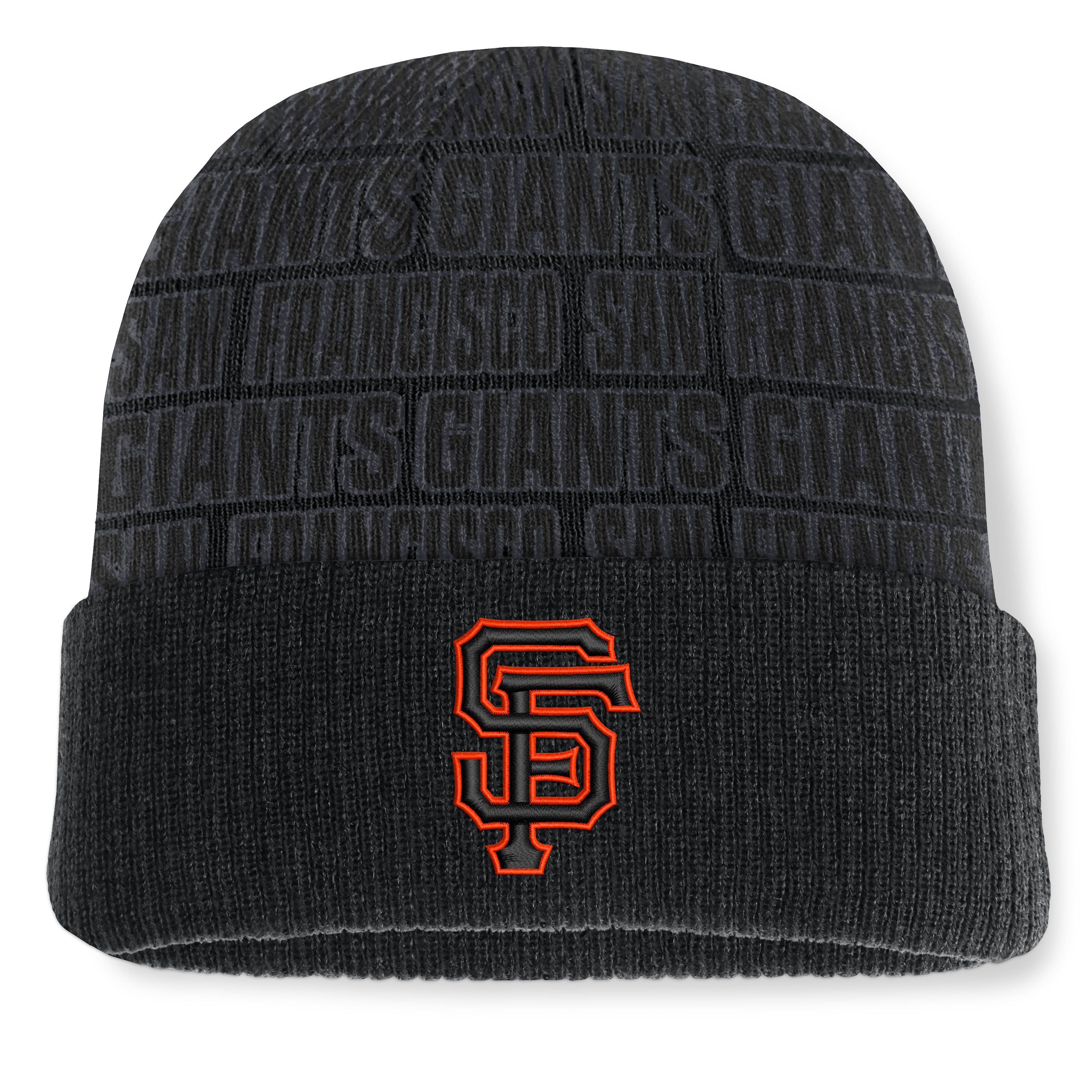 Men's Fanatics Black San Francisco Giants Backstop Cuffed Knit Hat